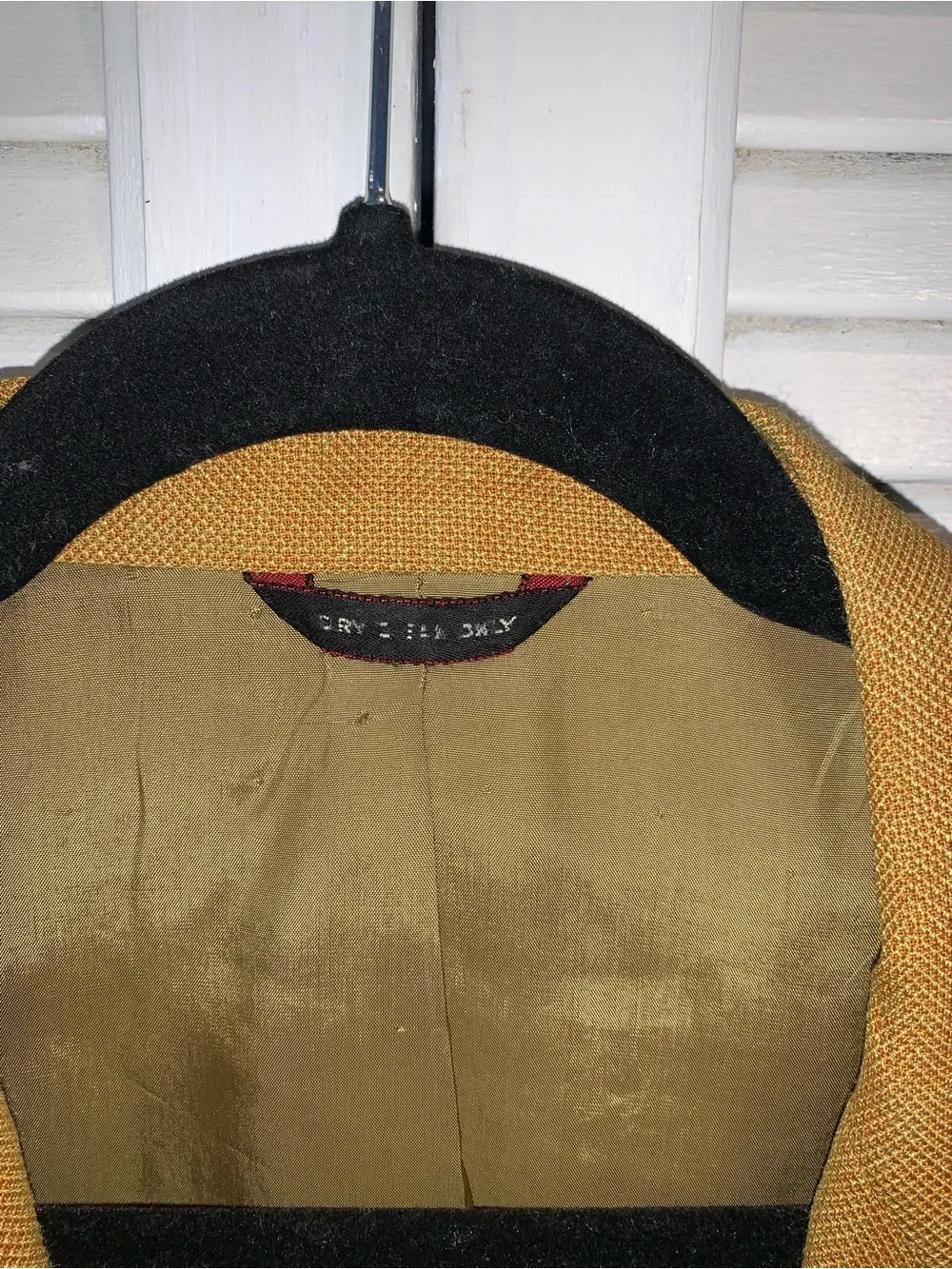 VTG 70s Towncraft JCPenney Mustard Yellow Sport Coat Blazer Mens 42 L